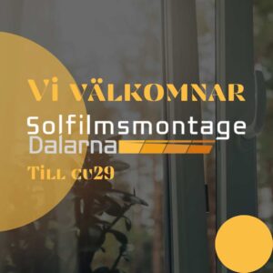Solfilmsmontage i Dalarna